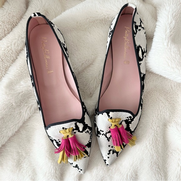 Sold • Pretty Ballerinas Ella Leather Flats New Unworn Designer Shoes Size EU 42 - Picture 2 of 7